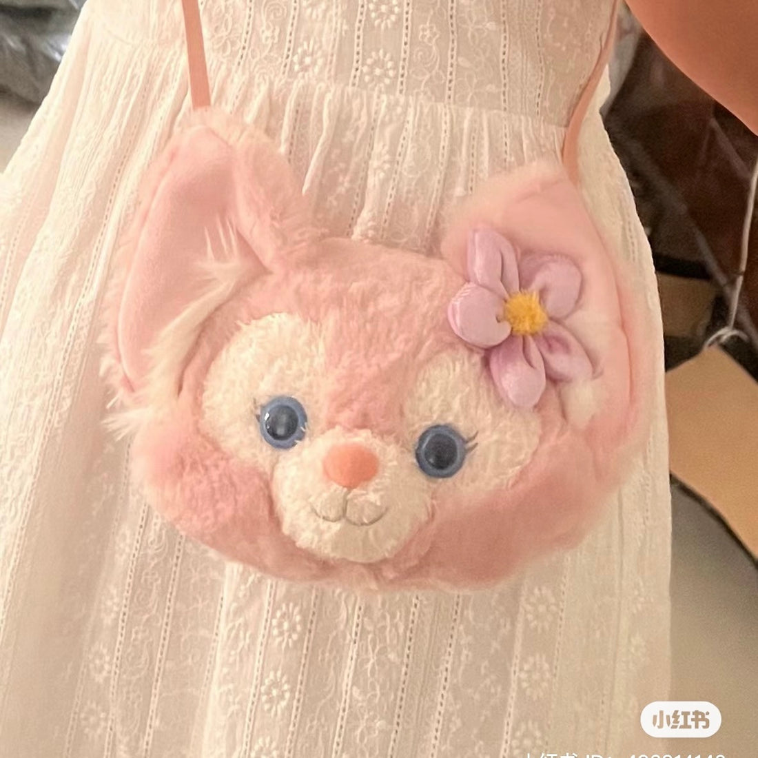 Disney HK|linabell玲娜贝儿大脸斜挎包/卡包位