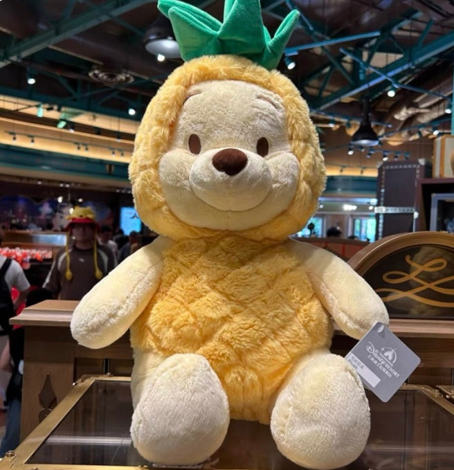 Disney SH|winnie the pooh超柔软mochi菠萝噗噗全系列