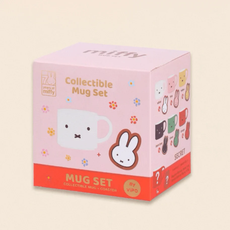 VIPO x Miffy 70th Anniversary Collectible Mug Set Blind Box
