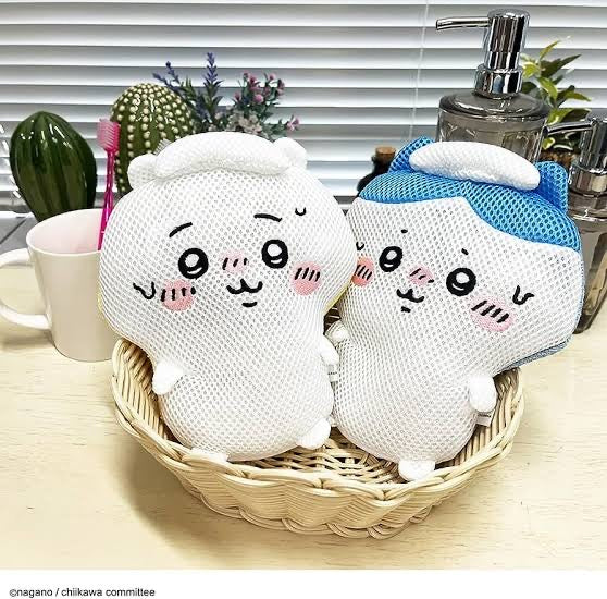 Chiikawa 吉伊卡哇|沐浴手套/洗澡海绵/搓澡棉|約H190×W165×D50mm