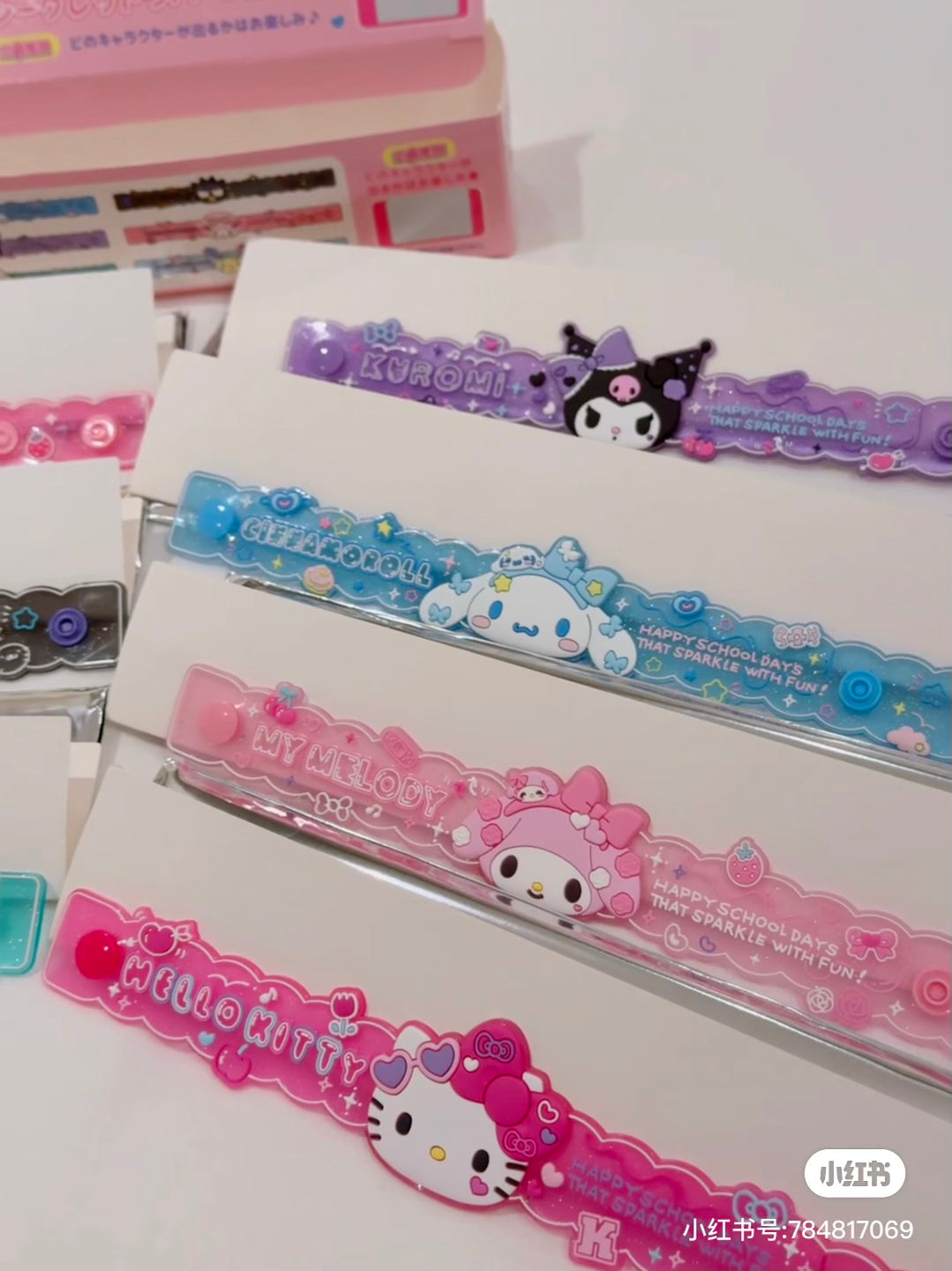 【limit 3】HelloKitty|Academy Sparkle Festival Character Rubber Band mystery bag/blind box/All 8 types|1pcs