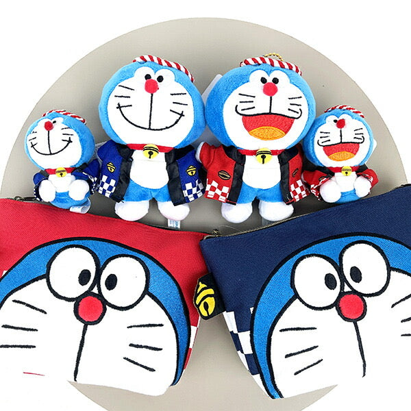 Doraemon哆啦A梦|机器猫精致刺绣大脸图案化妆包/收纳包/porch|约19cm×5cm×3cm