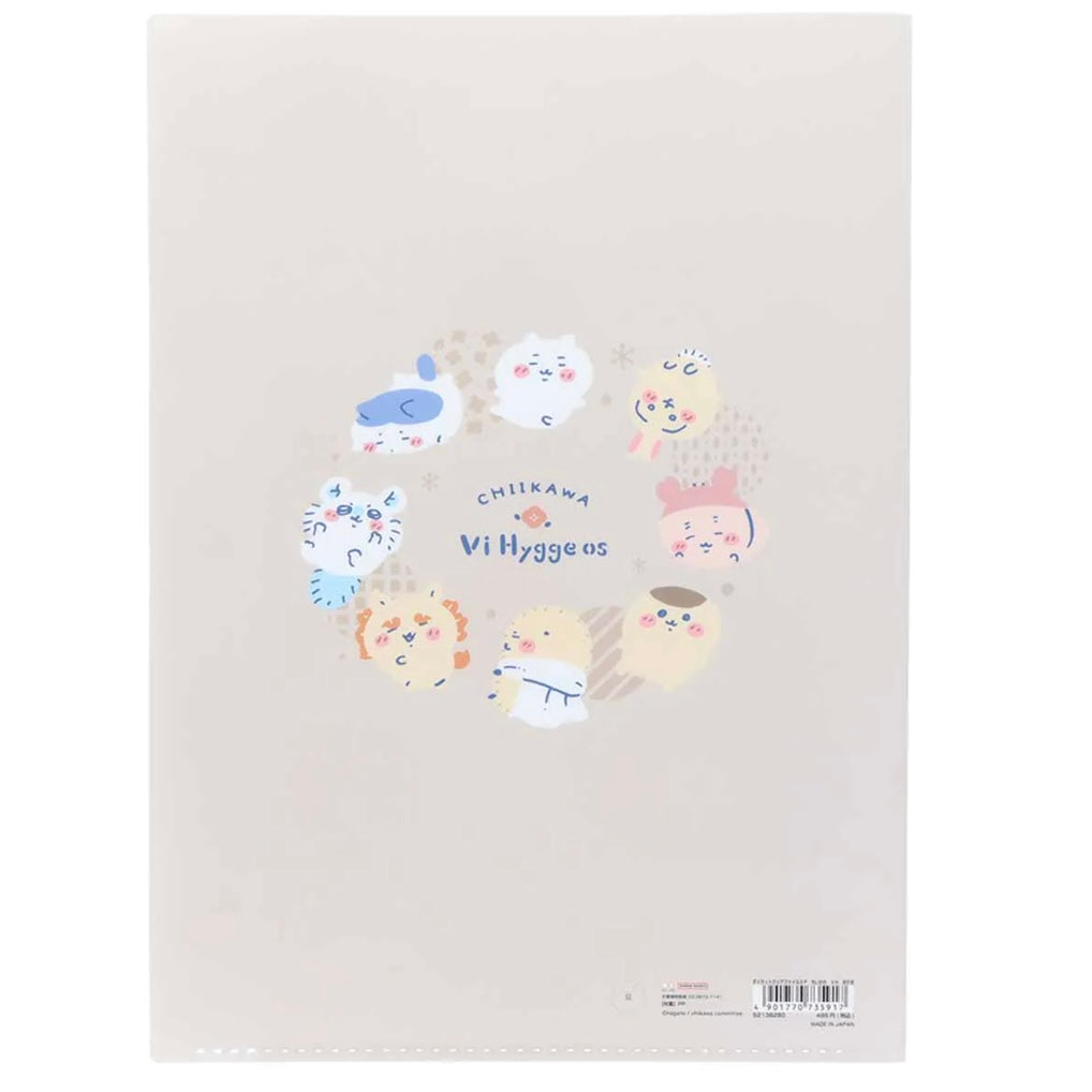 Chiikawa 吉伊卡哇|可爱透明5p多用途文件夹|约 H310 x W225 x D2mm