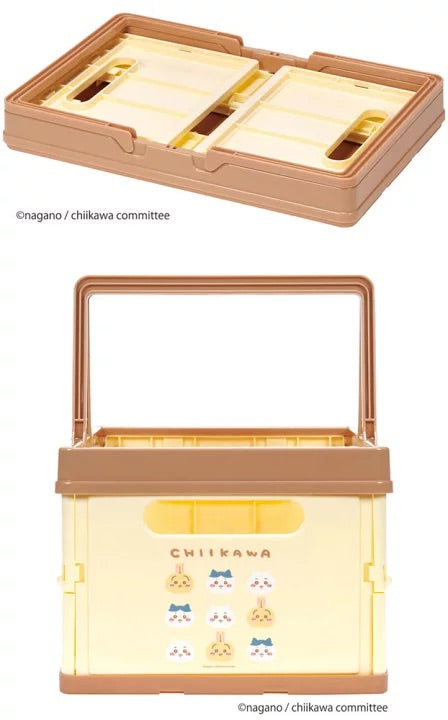Chiikawa 吉伊卡哇|大容量可折叠收纳盒/储物箱|约H185×W390×D255mm