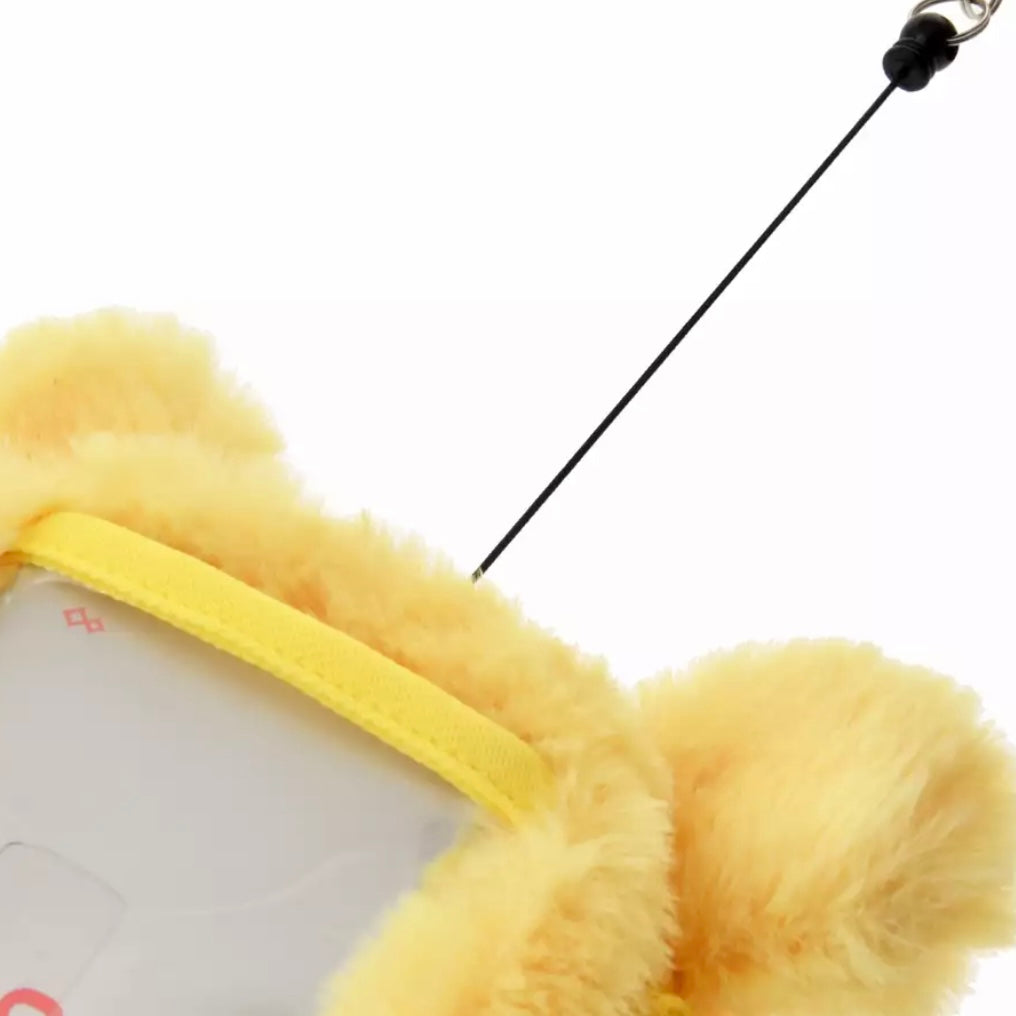 Disney|噗噗小熊维尼winnie the pooh熊头卡包/零钱包两用零钱包|縦約15×横13.5×厚み8(cm)