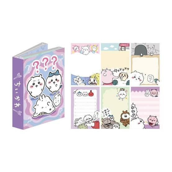 Chiikawa 吉伊卡哇|角色便签本/内有角色图案|120张入/約W75×H110×D20mm