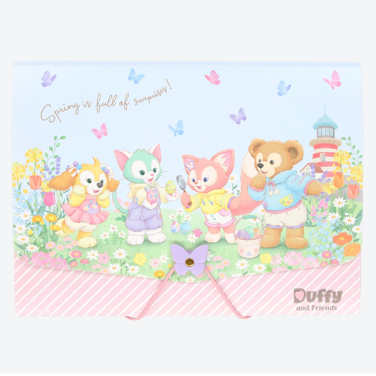 Disney迪士尼|2024东迪春日复活节限定多卡位文件夹/图案内页/图案书签|約纵24×奥行3×横さ32cm