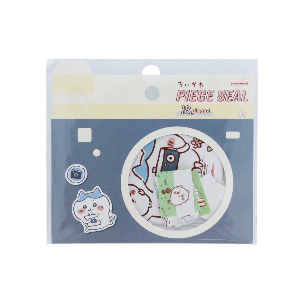 Chiikawa 吉伊卡哇|相机造型贴纸包/热辣三小只/出游|18枚入