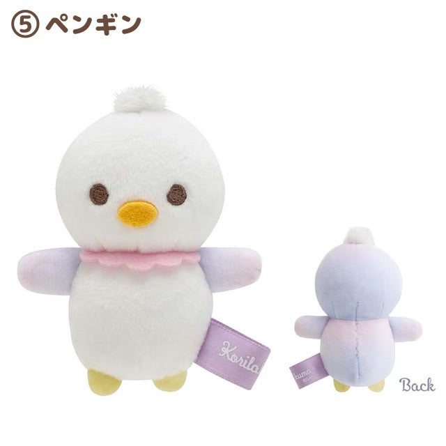 Rilakkuma轻松熊|Osorano Kururin Wataame - Tenori Plush Toy San-X天空白云棉花糖系列毛绒沙包玩偶手玉/全6种|1枚入