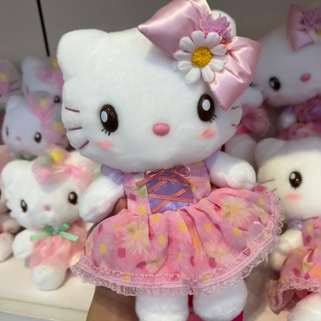 Hello kitty凯蒂猫|USJ小雏菊纱裙kitty限定玩偶/公仔