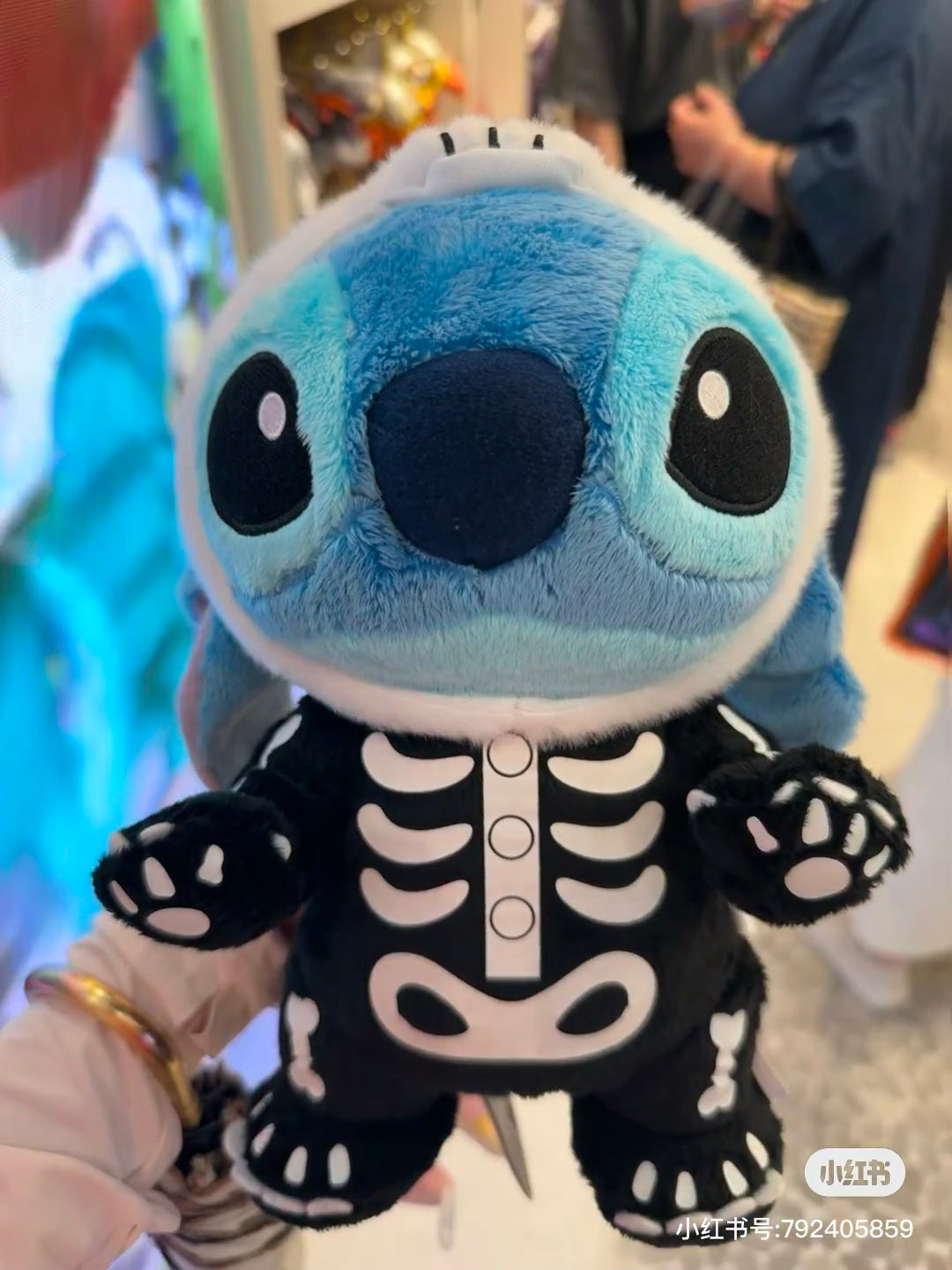 Disney迪士尼| Fluffy Plush Toy  / Halloween Skeleton万圣节骷髅玩偶| 约25.5×23×15cm