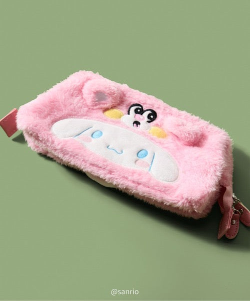 Sanrio|Pencil case Fur Pouch|20 x 12 x 9 cm approx.