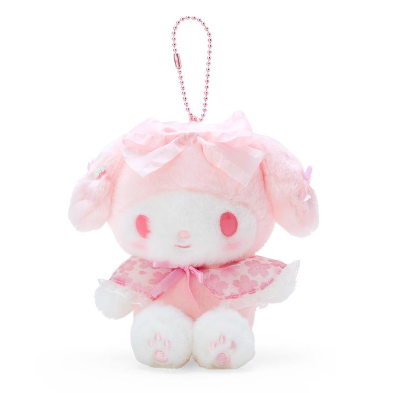 Sanrio|2024樱花爱心限定毛绒挂件/美乐蒂/库洛米/玉桂狗/帕恰狗/凯蒂猫|約幅11×奥行9.5×高さ13.5cm