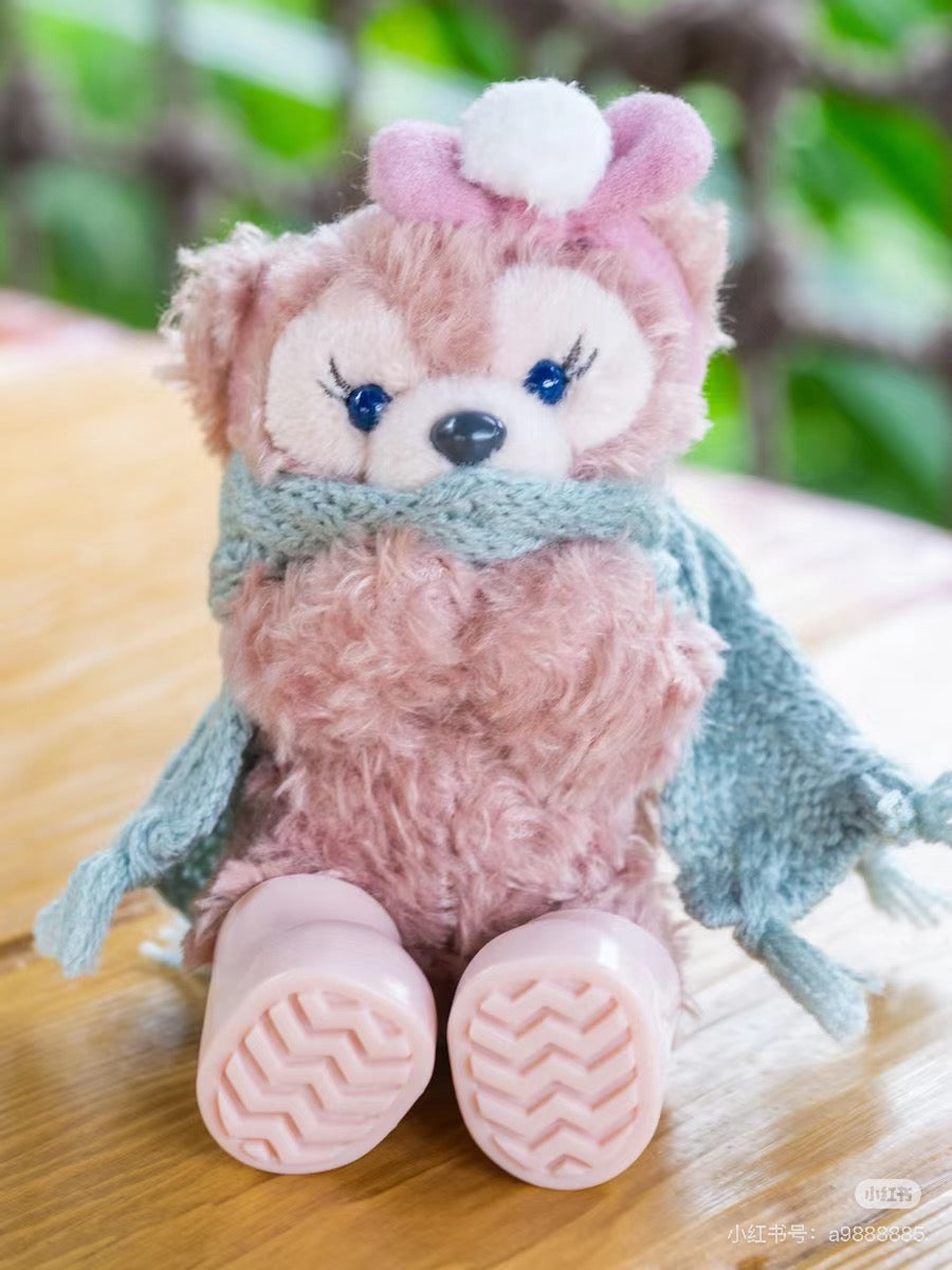 Disney迪士尼 |东迪2024冬日限定七宝坐姿围巾毛绒玩偶挂件/包挂