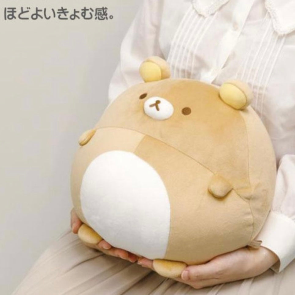 Rilakkuma轻松熊|晚安睡梦系列像云朵一样柔软的睡袋鼻孔鸡mochi抱枕/靠枕|约30*35*18cm