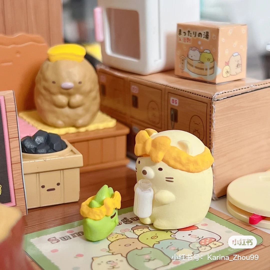 Sumikko gurashi角落生物|rement 小伙伴泡温泉系列/食玩盲盒 /全8种|1盒