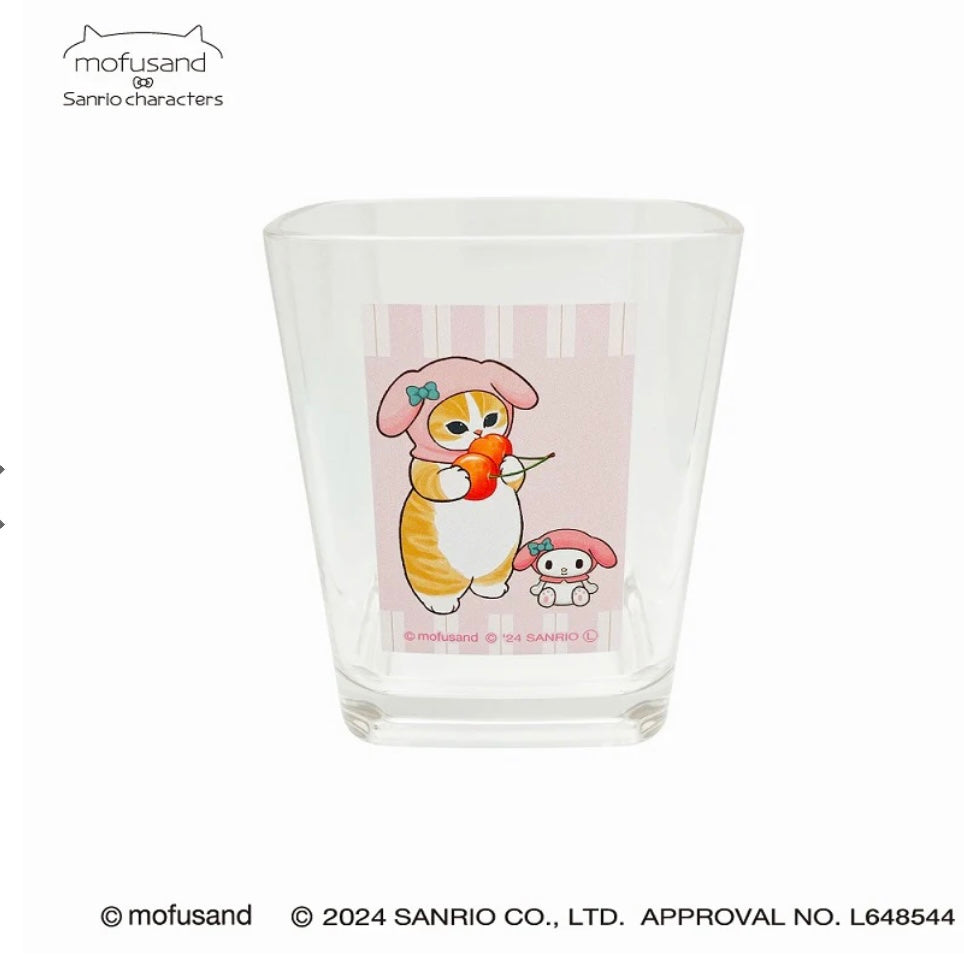 Mofusand|Sanrio × Mofusand Square Tumbler|320ml approx.