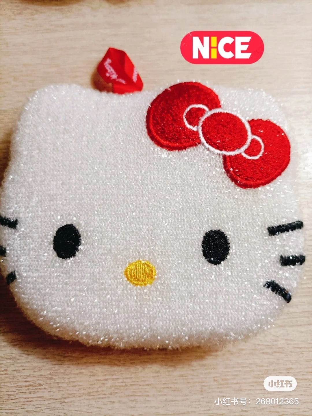 Sanrio|Hello Kitty抗菌厨房海绵/可悬挂