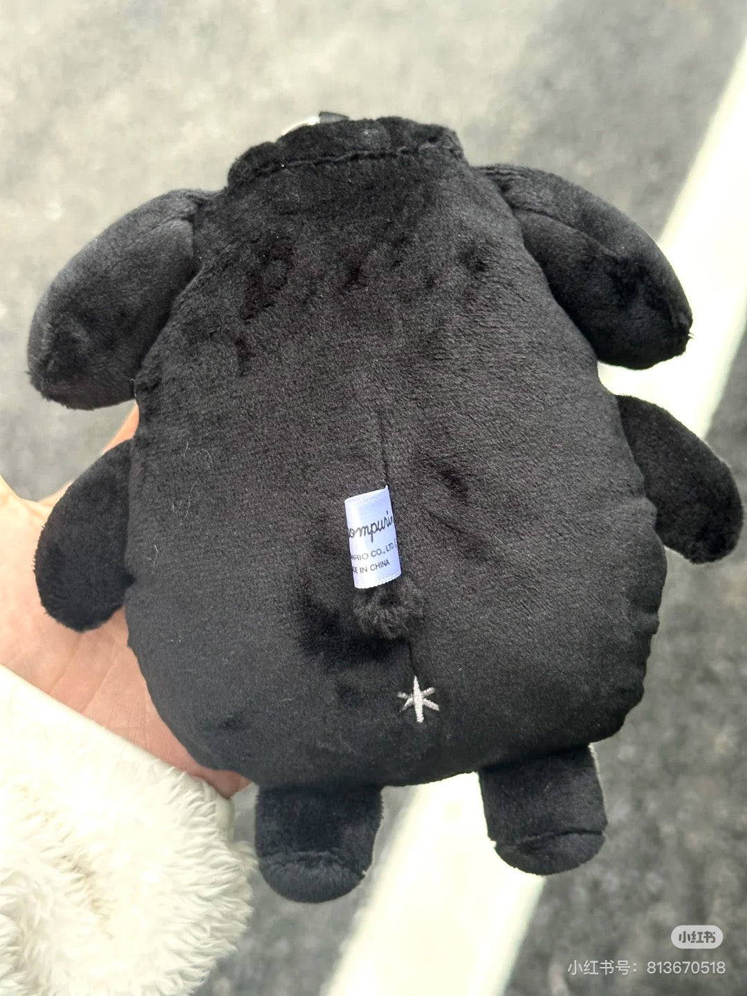 HelloKitty|avail black Mascot Holder /Plush Keychain