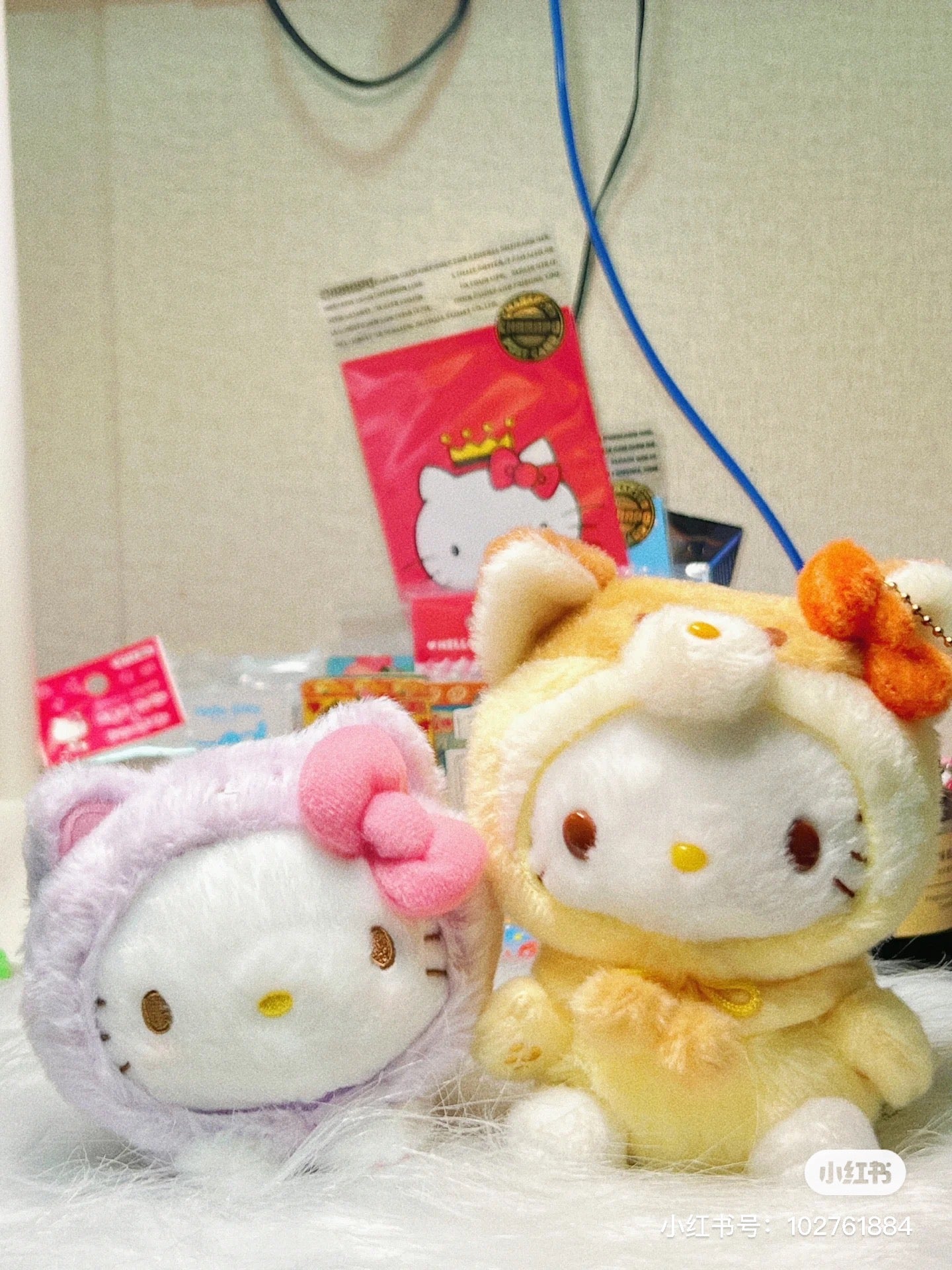 Sanrio|2024限定肉球猫咪/猫咪日系列可爱大脸挂件/包挂|约11.5 x 9.5 x 6.5cm