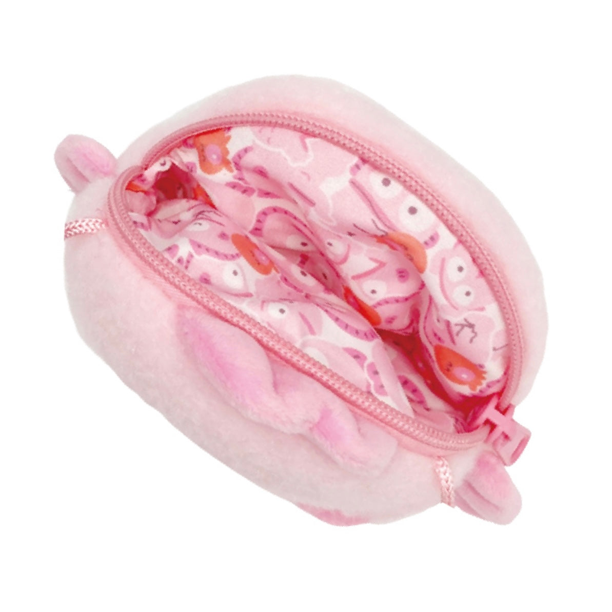 Sanrio|Hangyodon Pink Birthday Face Pochette|H13×W16.5×D6cm approx.