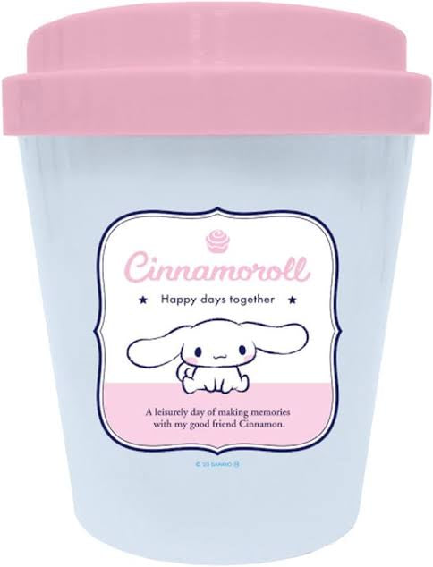 Sanrio|Dust Box Trash Can限定周边/外带杯造型摇摆盖收纳筒/垃圾桶|约22.5×22.5×26.5cm