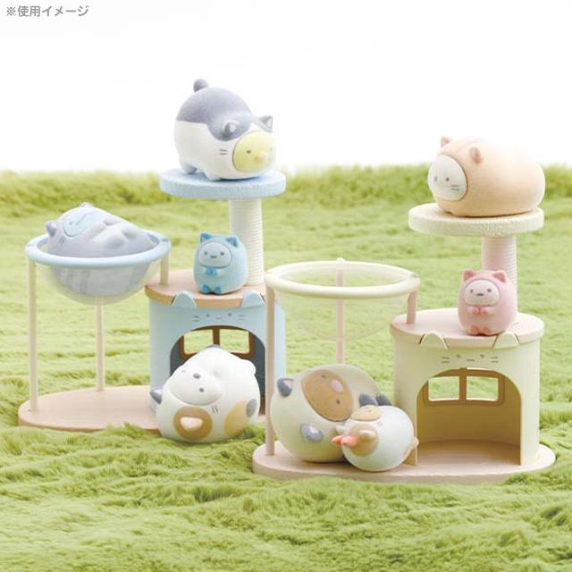 Sumikko gurashi|Petit Collection Flocking Scene Mascot|H160 x W130 x D85mm approx