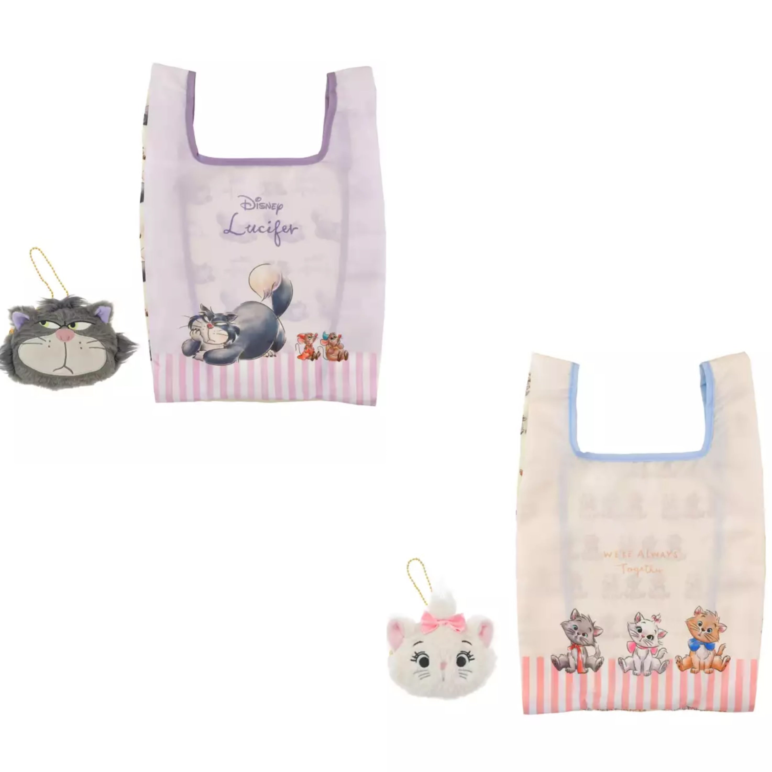 Disney| 2025 CAT DAY Cinderella Shopping Bag/Eco Bag with Pouch