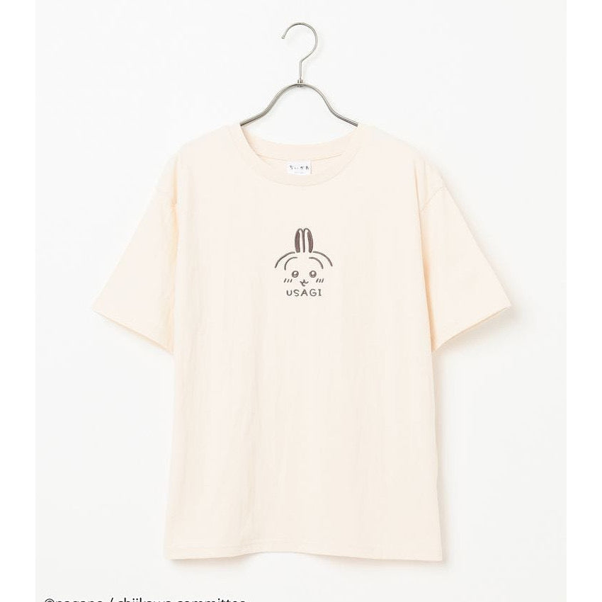 Chiikawa 吉伊卡哇|精致立体刺绣角色图案T恤/Tshirt