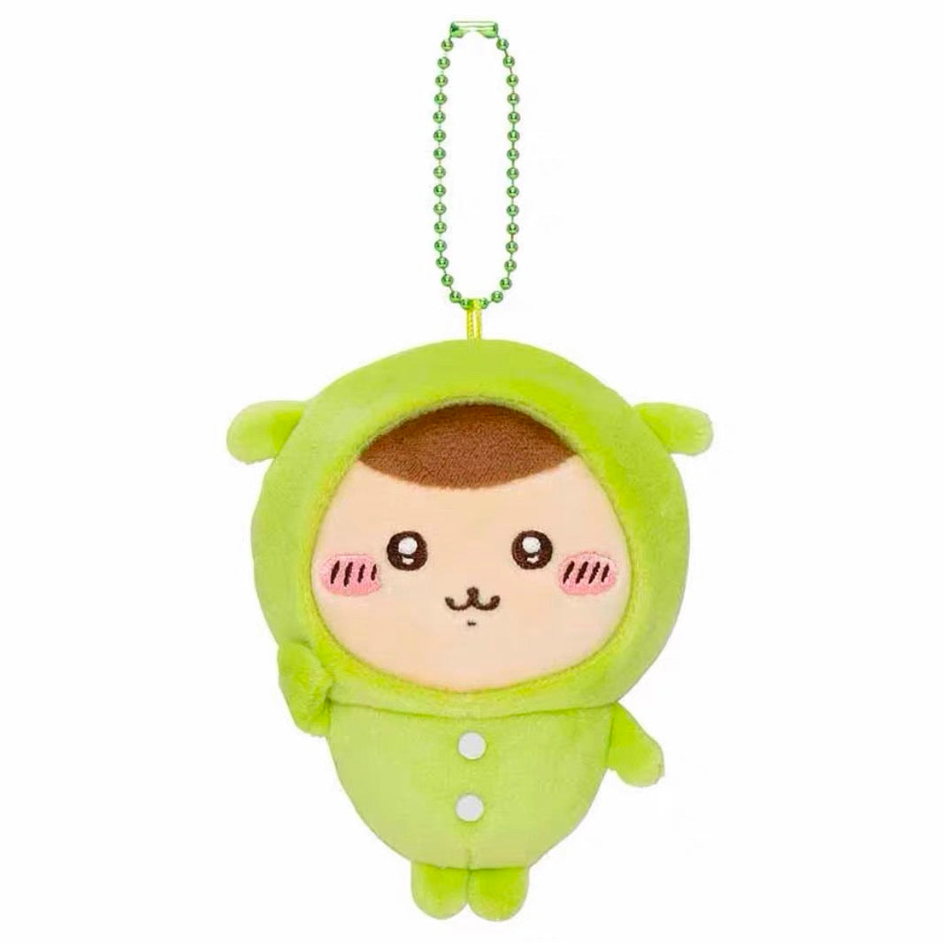 Chiikawa| Pajama party napchi mini Mascot Holder /Plush Keychain|H100 x W85 x D55mm approx.
