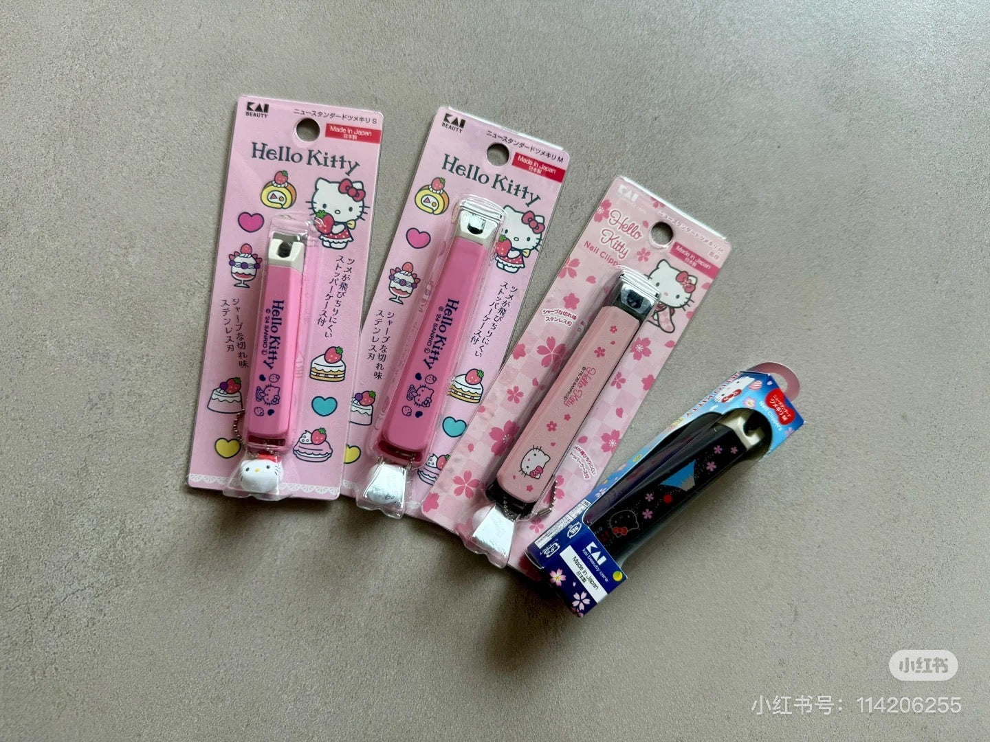 KAI贝印|Hello Kitty Wafu Nail Clipper Standard M Fujisan Mount Fuji凯蒂猫和风富士山不锈钢指甲钳M号/防飞溅✔️