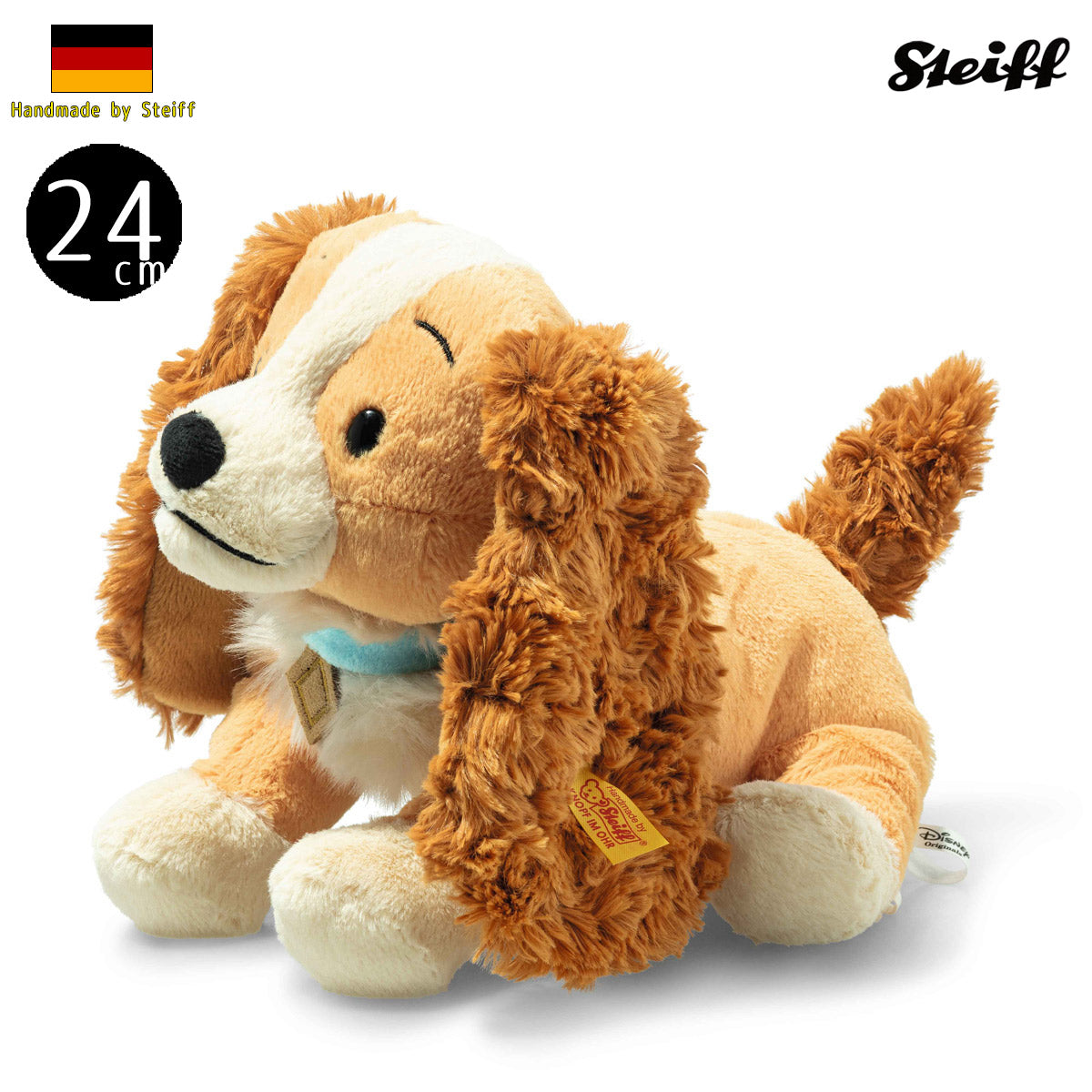 Disney迪士尼|英国steiff联名全球限量限定超柔软手工公仔/玩偶/hand made by steiff|全長24cm