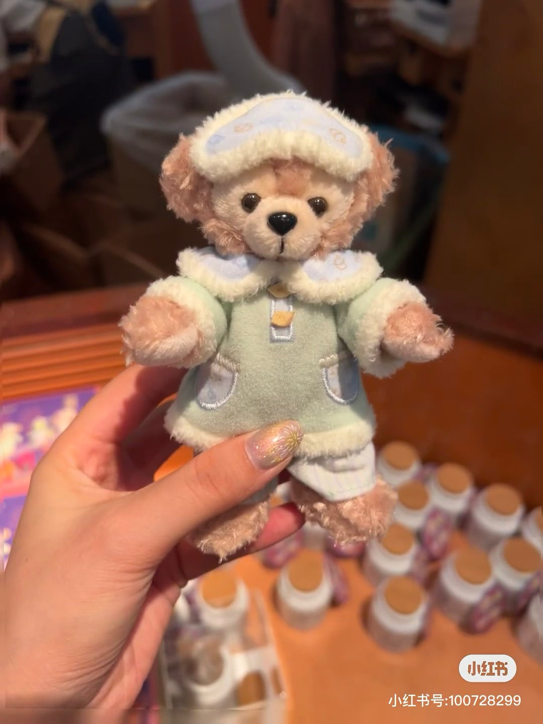 Disney迪士尼|2024东迪秋日睡衣派对系列/Duffy和朋友们站姿毛绒徽章挂件/包挂