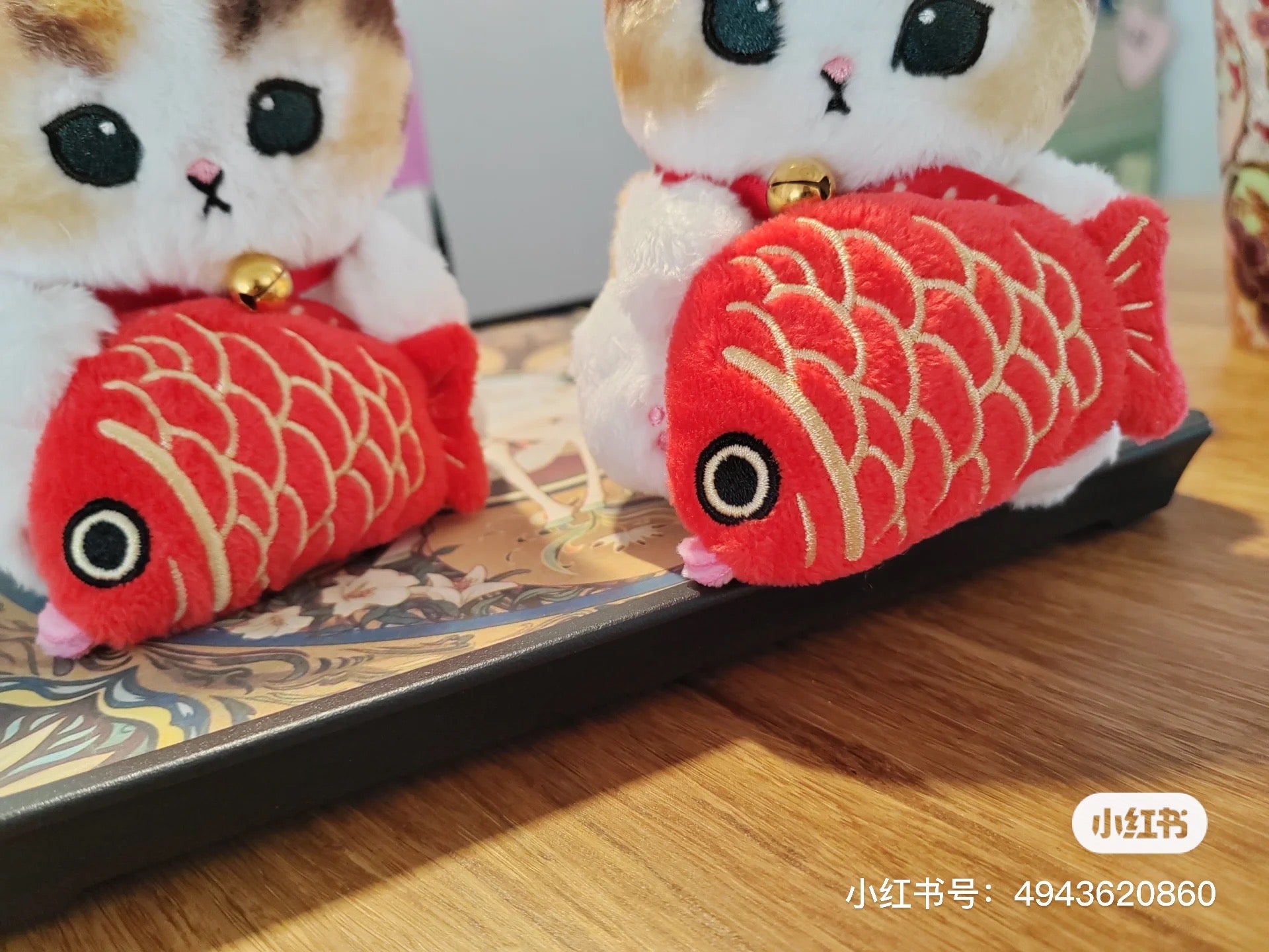 Mofusand|Monitor Plush Toy - Cat 鲨鱼猫鲷鱼猫毛绒玩偶摆件|約H120×W75×D110mm