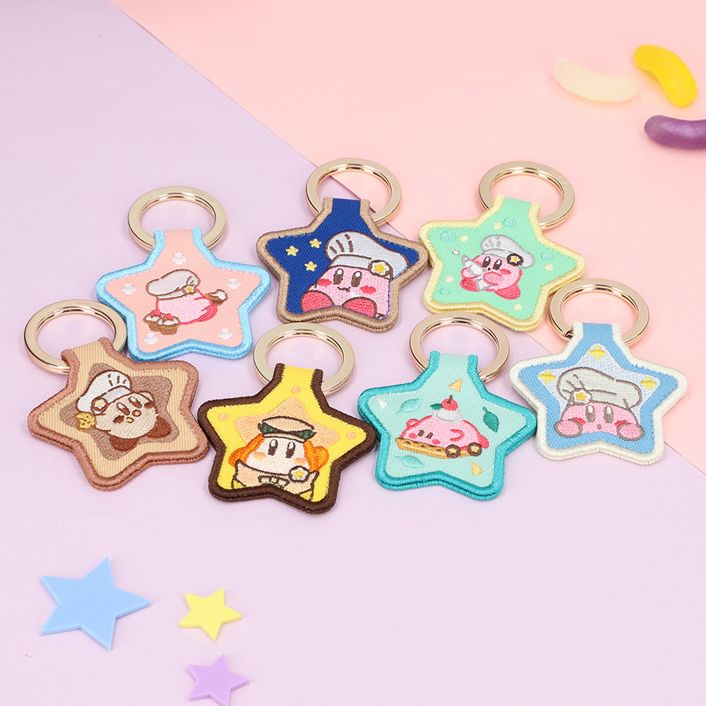 Kirby|第二弹可爱刺绣钥匙圈盲盒/有隐藏款/共8种/正反有图案|1枚入