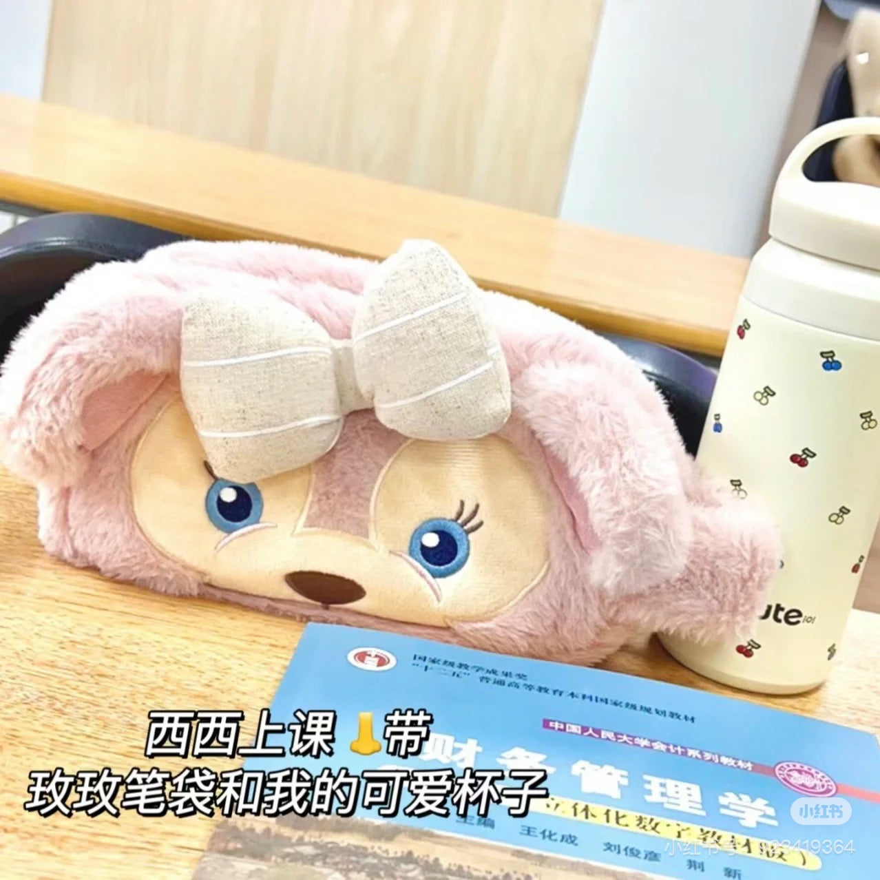 Disney SH|Duffy达菲/ShellieMay雪莉玫/玫玫大容量毛绒笔袋