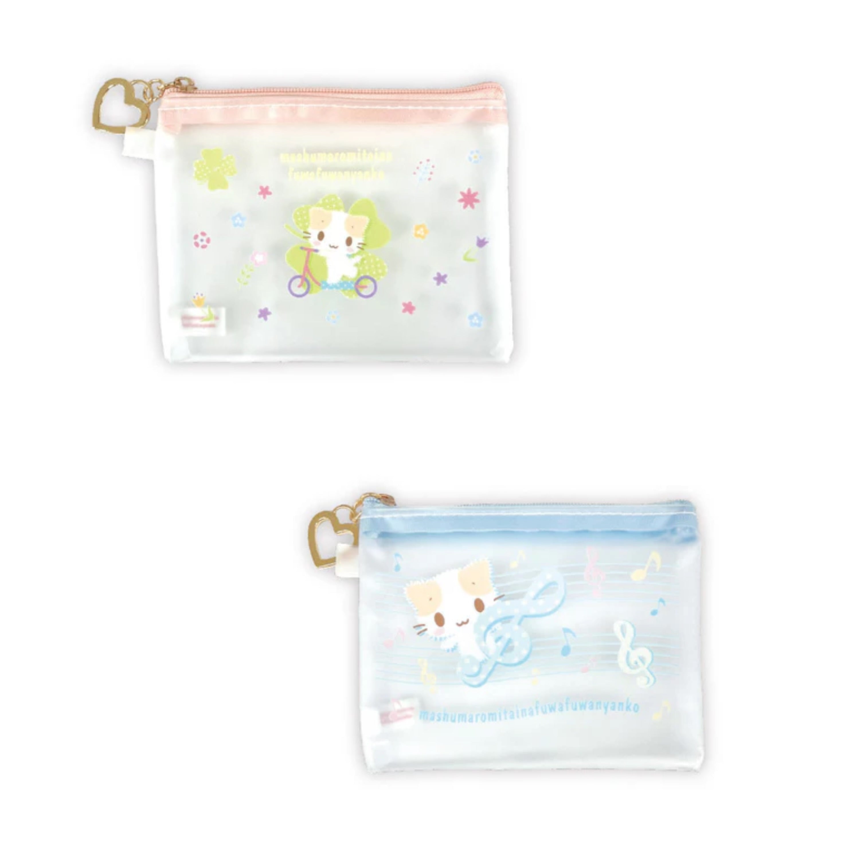 Sanrio|Masyumaro Flat Mini Pouch|90×120×8mm approx.
