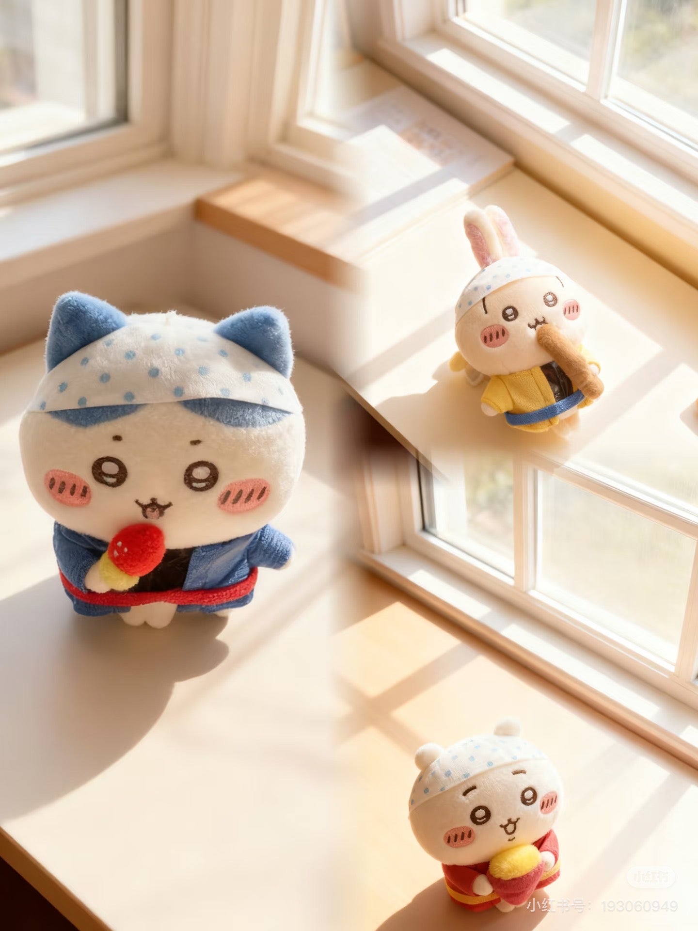 chiikawa|Kawagoe rickshaw driver Mascot Holder /Plush Keychain|H105 x W80 x D65mm approx.