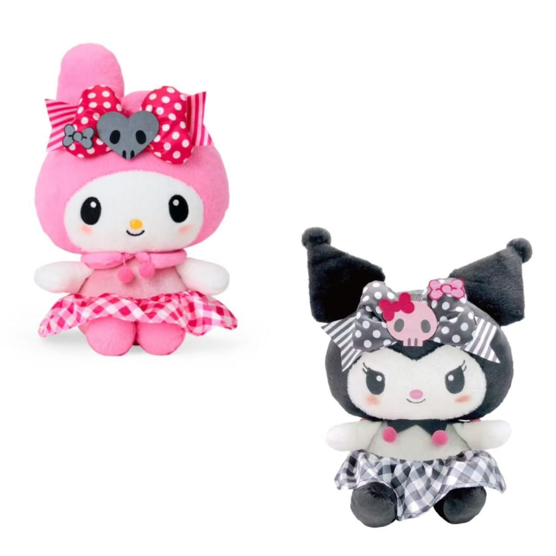 Sanrio|Pink Black Party Plush Dolls/Plush Toy|M/21×17×35cm approx.