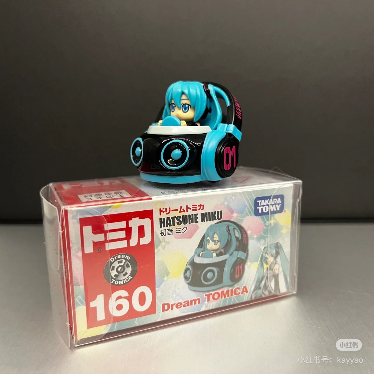 Tomica|Dream Tomica Hatsune Miku No.160 Diecast Scale Model Car多美卡初音未来玩具汽车/摆件|约 W78×H41×D39mm
