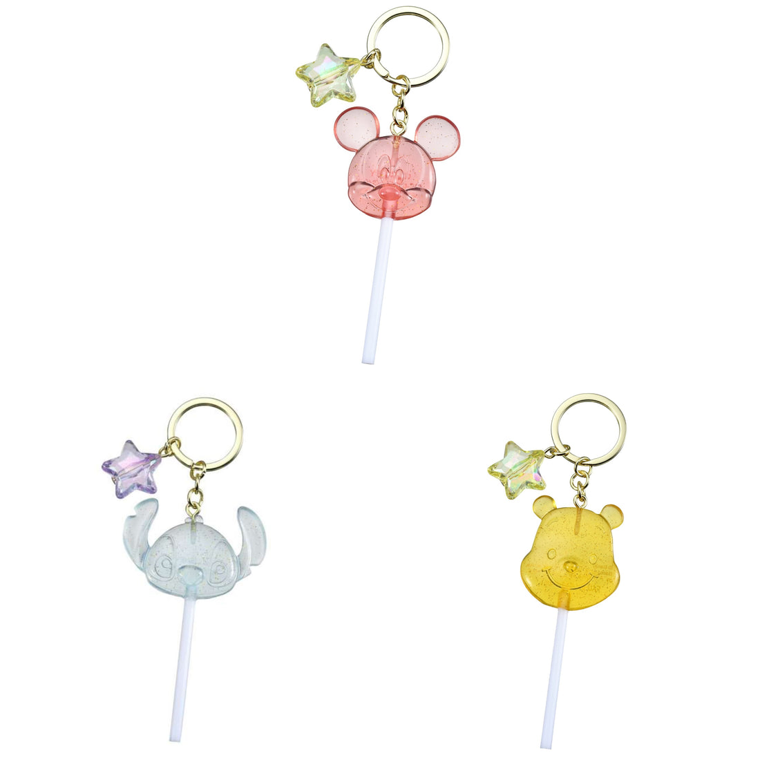 Disney迪士尼|可爱角色大头棒棒糖挂件|全長:約 11.5(cm)