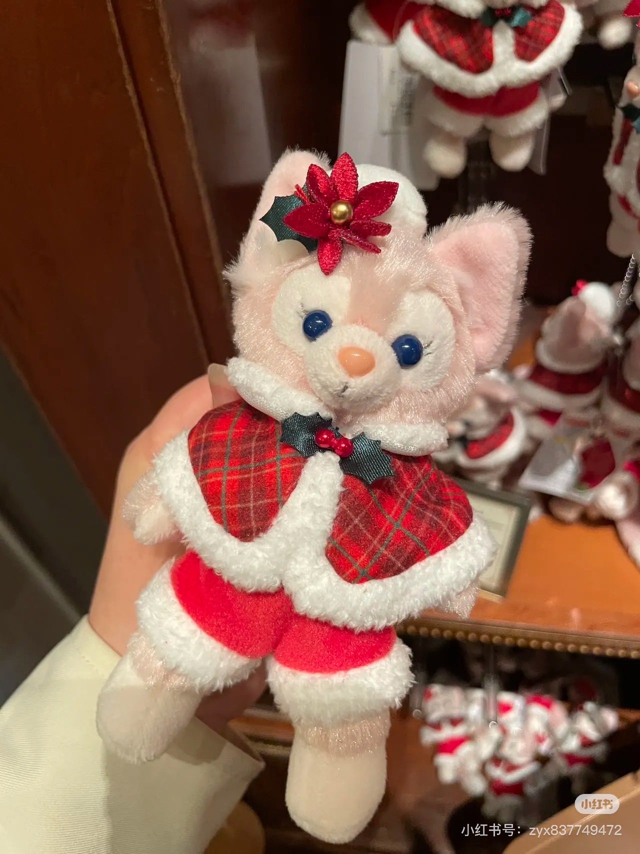 Disney迪士尼 |东迪2024圣诞冬日七宝毛绒玩偶挂件/包挂