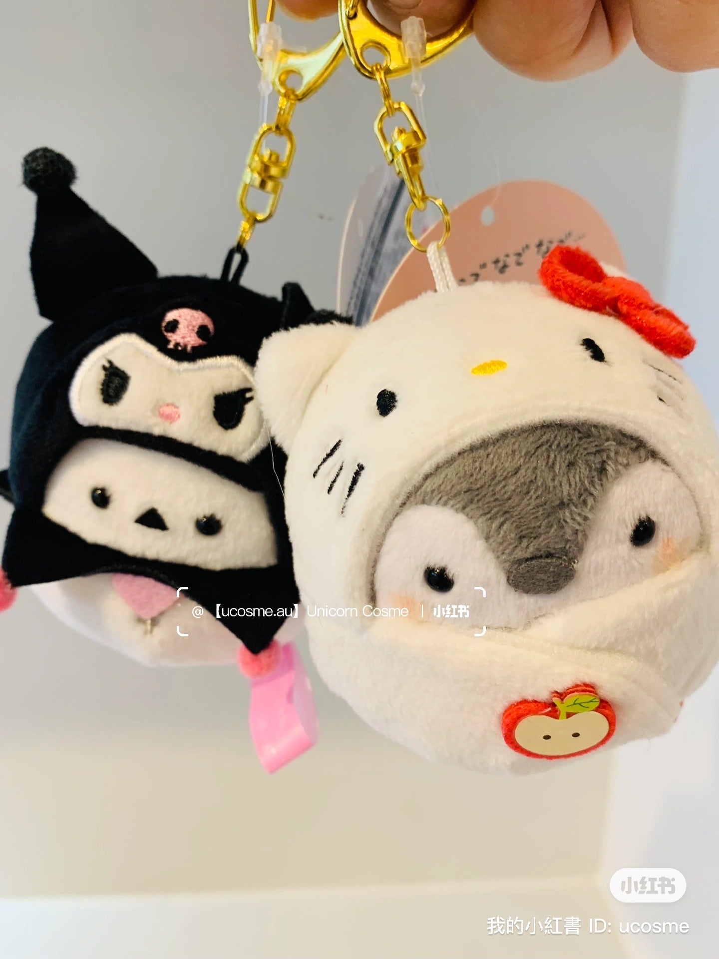 Sanrio|正能量企鹅联名玩偶挂件/包挂|約H100×W90×D55mm