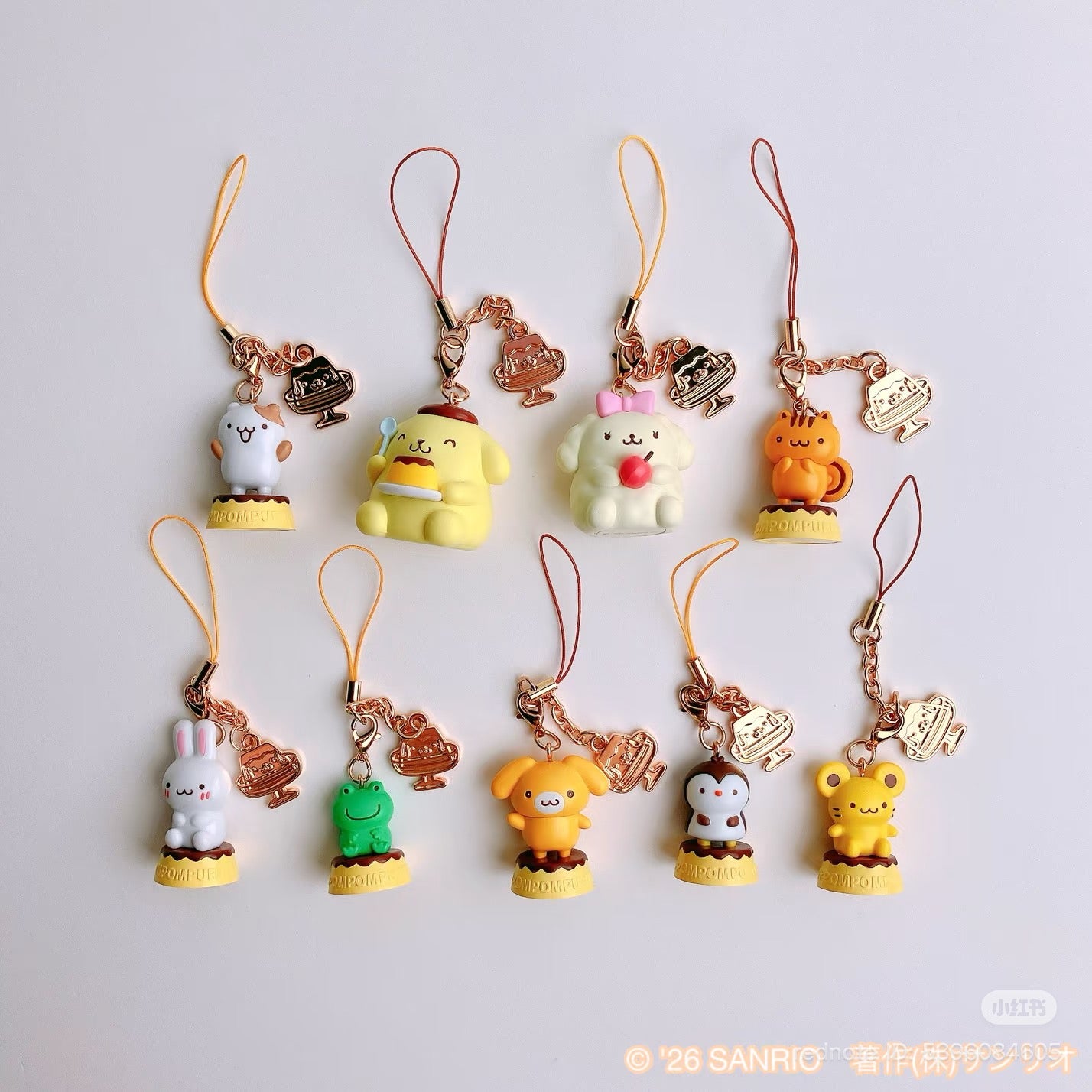 Sanrio|PomPomPurin 30th Anniversary Secret Strap mystery bag/blind box/All 9 types|1pcs
