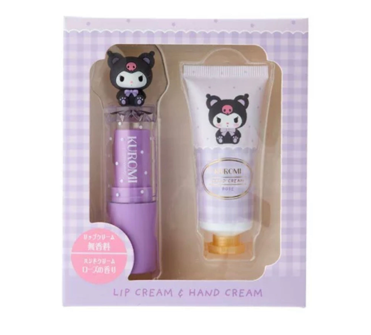 Sanrio|Kawaii Cosme保湿蝴蝶结款护手霜+润唇膏可爱礼盒|20g+3.8g