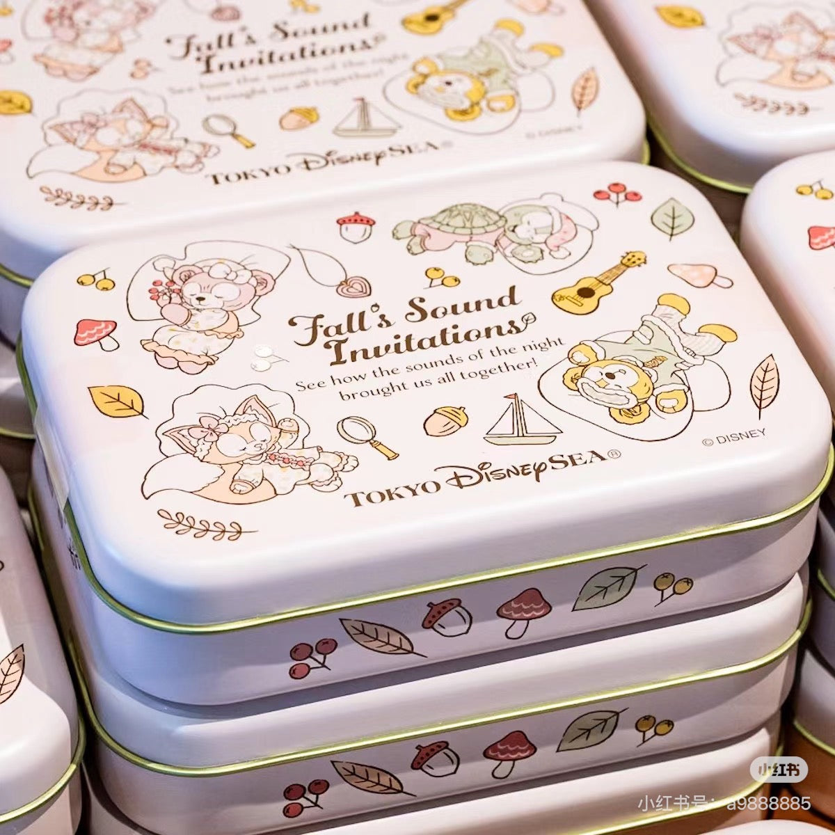 Disney迪士尼|2024东迪秋日睡衣派对系列/Duffy和朋友们小礼盒/铁盒什锦巧克力【25.01】
