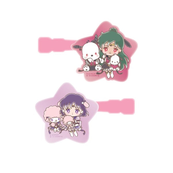 Sailor moon|50周年剧场版美战 x Sanrio联名Hello Kitty/水冰月刘海夹/前发夹/发卡|2枚入