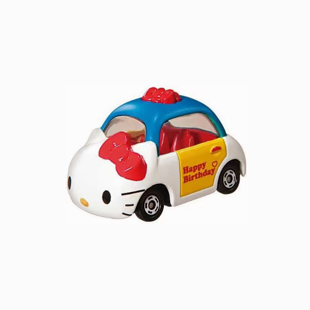 Tomica|Dream Tomica Happy Birthday Hello Kitty 40th anniversary Car|W80×H40×D40mm approx.