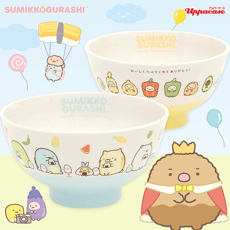 Sumikko gurashi角落生物|超可爱食物王国陶瓷碗|约65×Φ110mm