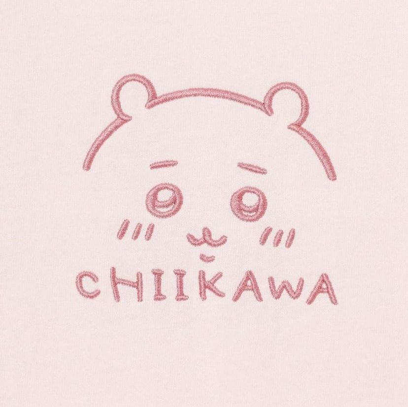 Chiikawa 吉伊卡哇|精致立体刺绣角色图案T恤/Tshirt